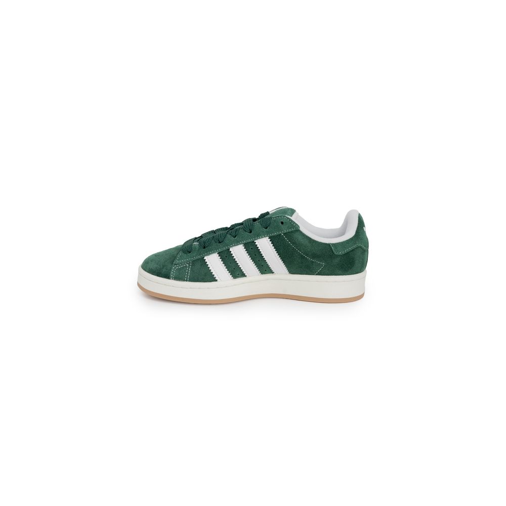 Adidas Originals Green Suede Leather Low Top Sneakers