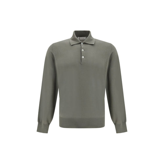 Brunello Cucinelli Green Cotton Shortsleeve Shirt