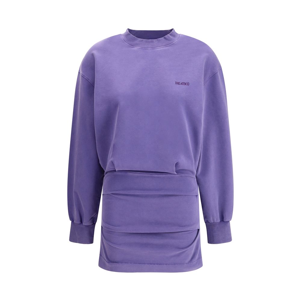 The Attico Purple Cotton Casual Dress