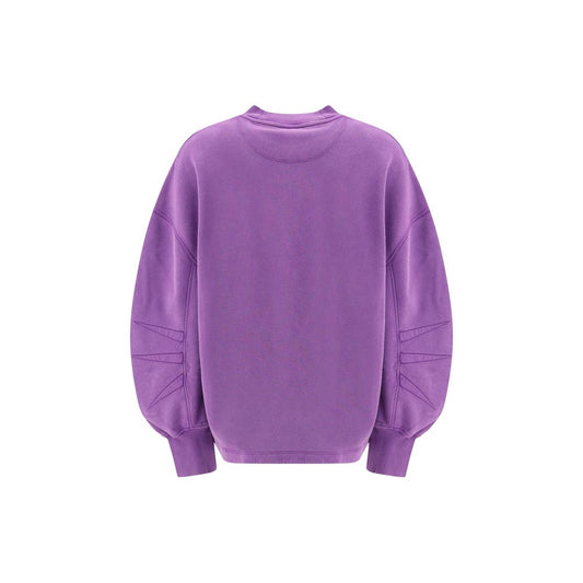 The Attico Purple Cotton Sweatshirt