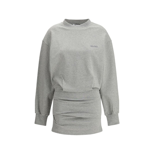 The Attico Gray Cotton Casual Dress