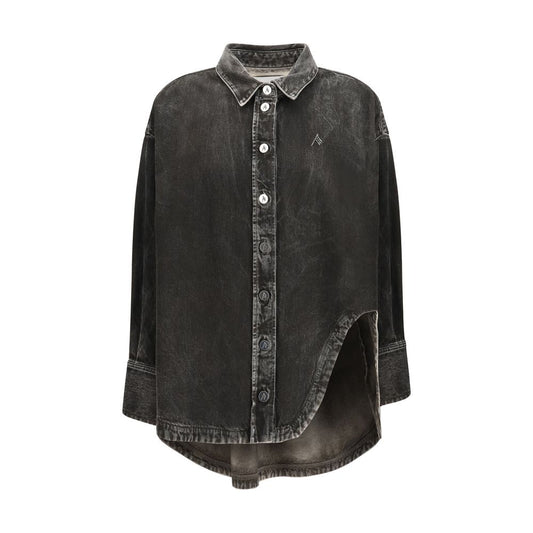 The Attico Black Denim Shirt