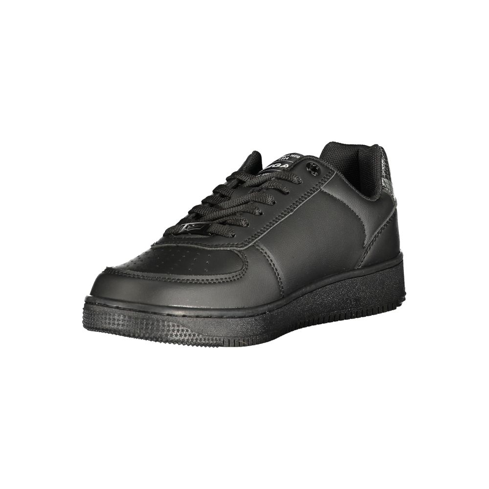 Gas Black Polyurethane Women's Sneaker