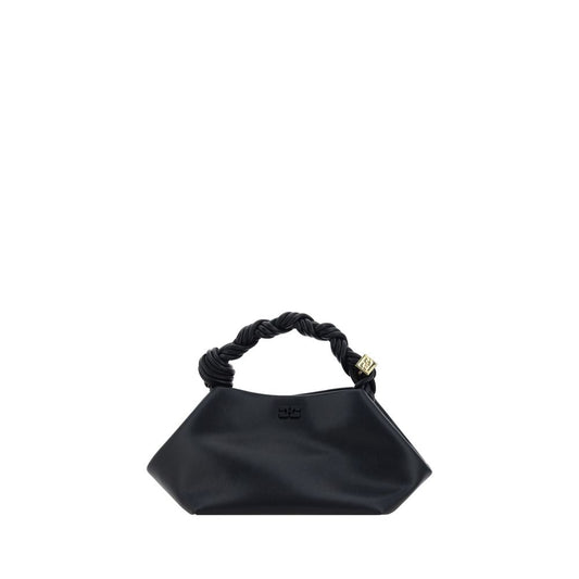 Ganni Black Calf Leather Bos Taurus Handbag
