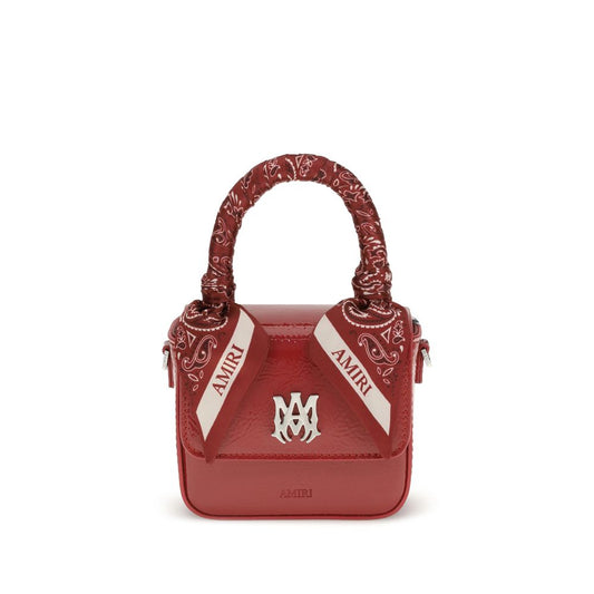 Amiri Red Calf Leather Bos Taurus Handbag