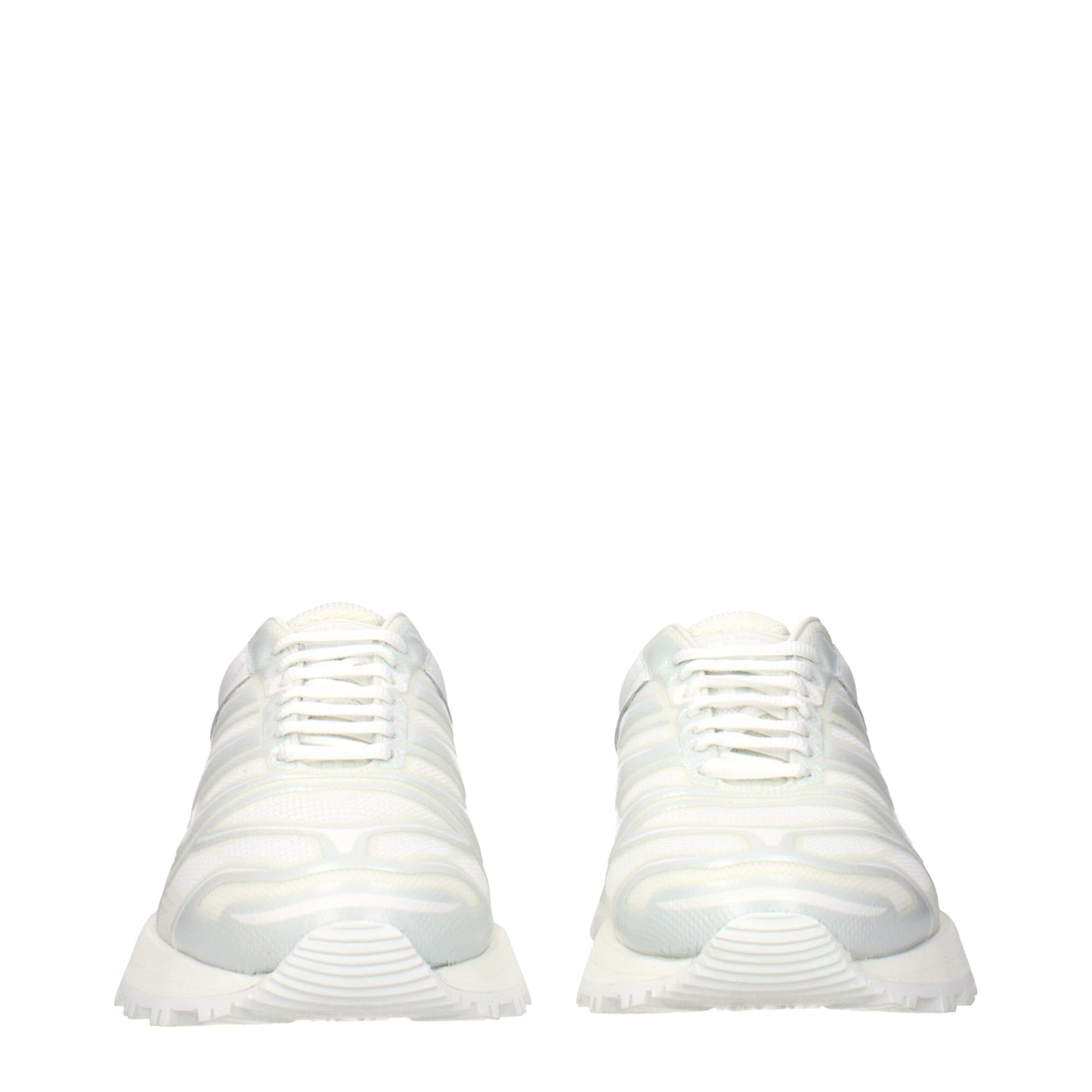Maison Margiela White Fabric Athletic Sneakers