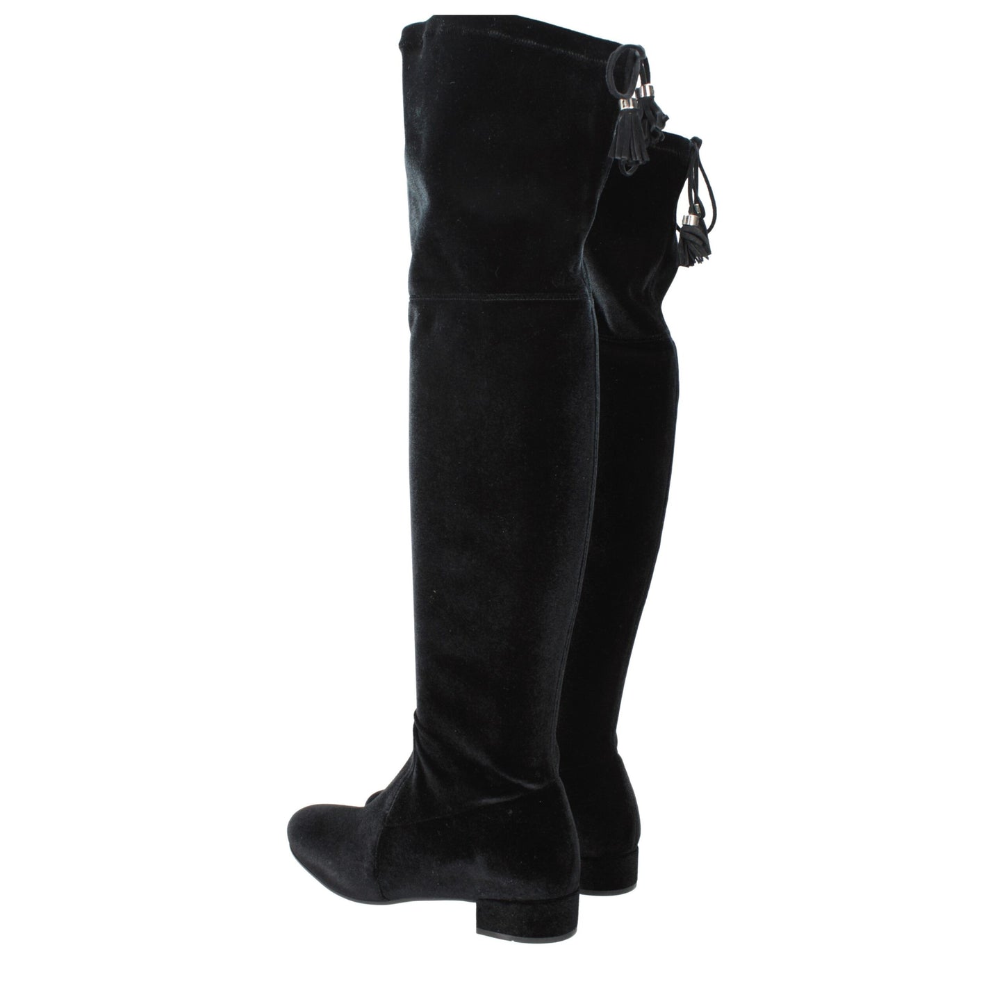 Prada Black Velvet Over The Knee