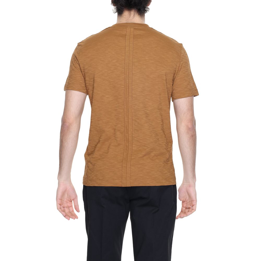Liu Jo Brown Cotton T-Shirt