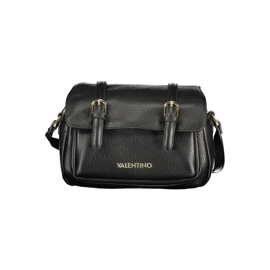 Mario Valentino Black Polyurethane Women Shoulder Bag