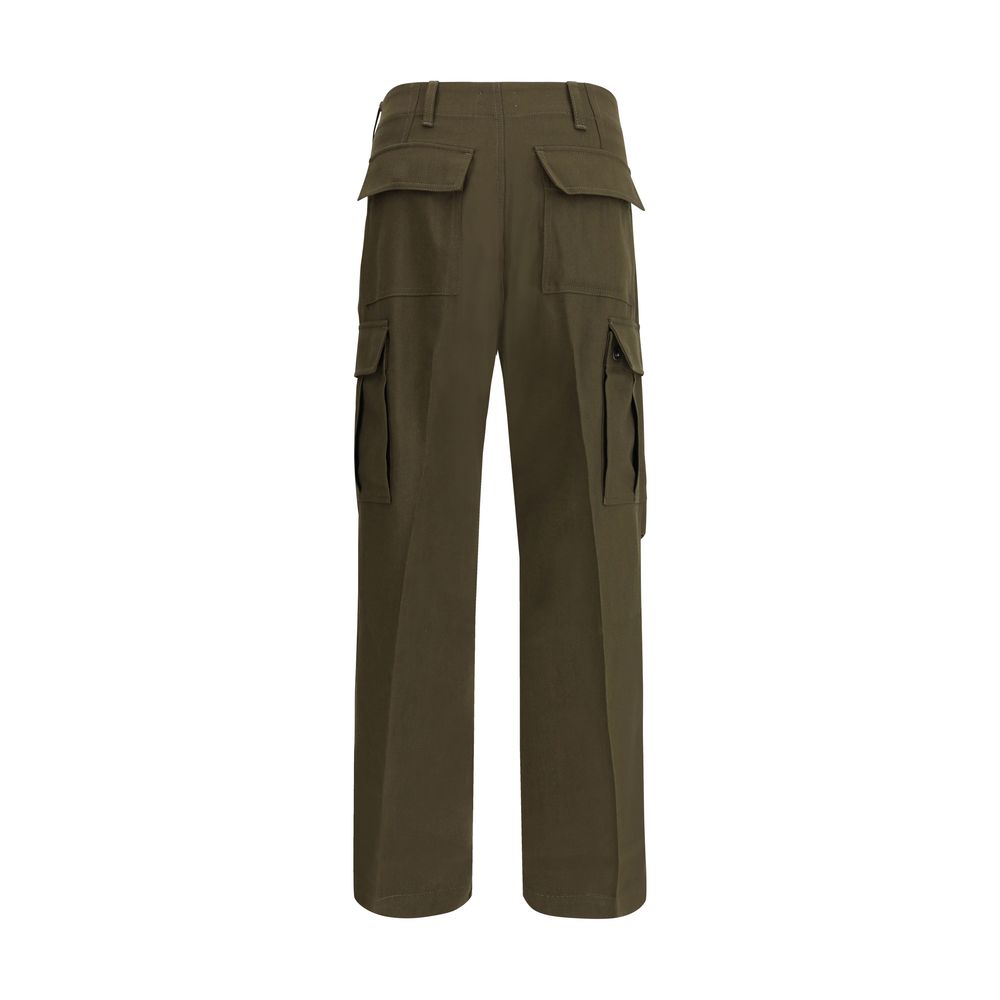 Tom Ford Green Cashmere Cargo Pants